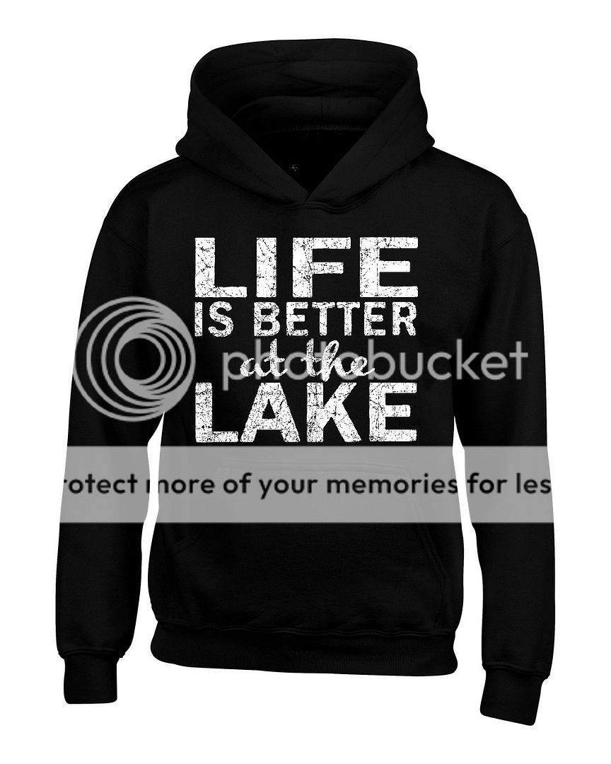 Life is Better at the Lake Hoodies Camping Hiking Outdoor Sweatshirts ...