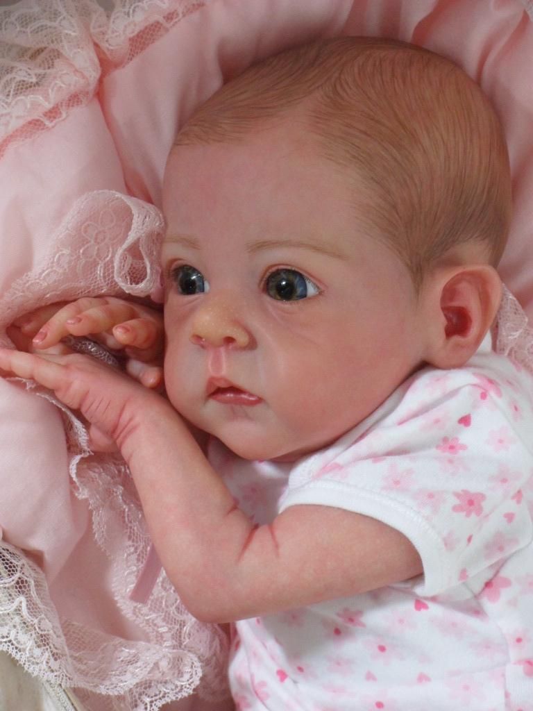 Reborn Baby Girl ~ Saoirse By Bonnie Brown, Stunning Hair, so realistic ...