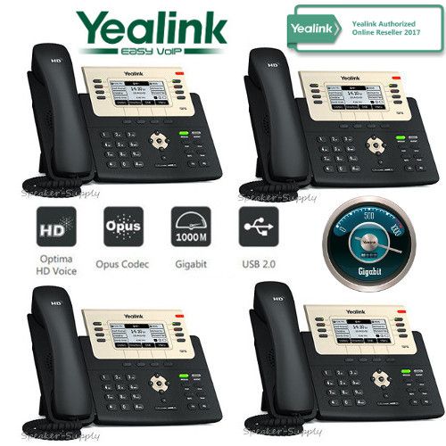 Yealink SIP-T27G Executive Gigabit SIP VoIP IP Phone PoE 6 Line HD Opus T27G