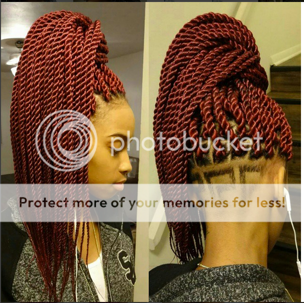 Senegalese Twists with undercut
