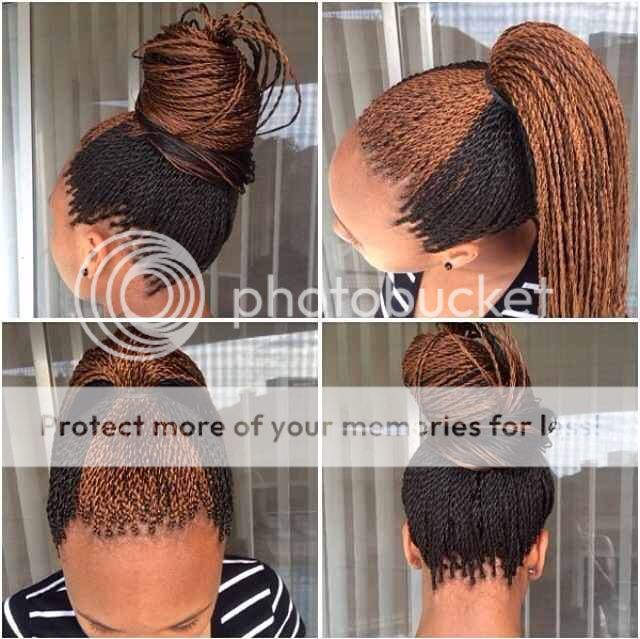Two toned senegalese twists