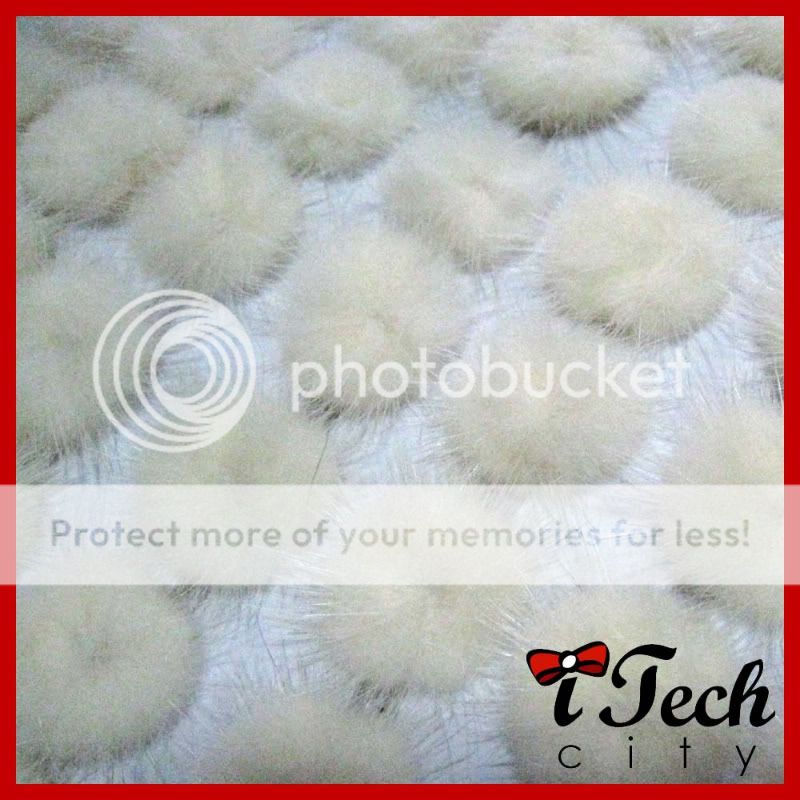   Size Faux Fur Balls 2.2 Embellishment/ Sewing Notion/ Pom pom   White